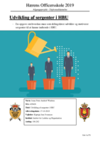 Udvikling af sergenter i HBU: En opgave om hvordan man som delingsfører udvikler og motiverer sergenter til at kunne indtræde i HRU