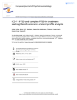 ICD-11 PTSD and complex PTSD in treatment-seeking Danish veterans: a latent profile analysis