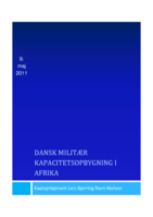 Dansk militær kapacitetsopbygning i Afrika