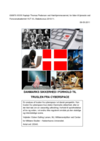 Danmarks sikkerhed i forhold til truslen fra Cyberspace.