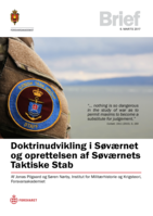 Doktrinudvikling i Søværnet  og oprettelsen af Søværnets Taktiske Stab