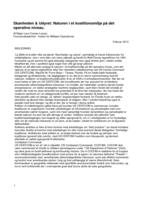 Skønheden & Udyret: Naturen i et koalitionsmiljø på det operative niveau‎