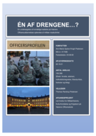 Én af drengene...?: En undersøgelse af kvindelige kadetter på Hærens Officersuddannelses oplevelse af militær maskulinitet