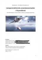 Længererækkende præcisionsmissiler i Flyvevåbnet: Joint Strike Missile til F-35 og de taktiske, operative og strategiske konsekvenser