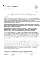 Rapport om undersøgelse af eventuelle barrierer  i den skriftlige sessionsprøve for ”nydanskeres” aftjening af værnepligt