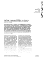 Machtgewinn des Militärs im Innern: Problematische Entwicklung zivil-militärischer Beziehungen in Südamerika