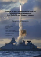Årsager til kort ansættelsesperiode for kampinformationsgaster på Iver Huitfeldt- og Absalon klassen