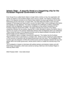 Islamic State – A security threat or a bargaining chip for the Kurdistan Regional Government in Iraq?