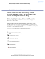 Mental healthcare utilisation among Danish formerly deployed military personnel and their civilian counterparts: a cohort study