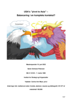 USA’s ”pivot to Asia” – Balancering i en kompleks kontekst?