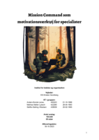 Mission Command som motivationsværktøj for specialister