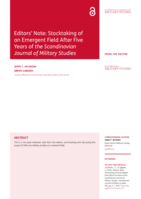 Editors’ Note: Stocktaking of an Emergent Field After Five Years of the Scandinavian Journal of Military Studies