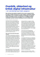 Overblik, sikkerhed og kritisk digital infrastruktur: en vanskelig og træls opgave