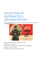 Selektion af aspiranter i Jægerkorpset